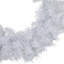 24" White and Silver Mixed Pine Artificial Christmas Wreath - Unlit