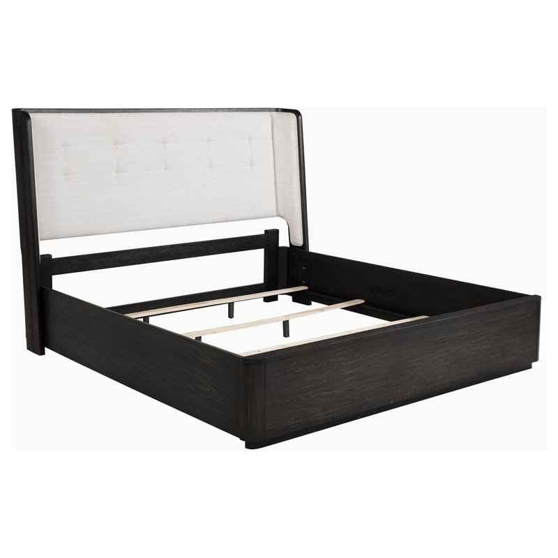 55-inch Eastern King Wingback Bed