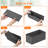 Drawer Organizer Clothes For Closet 24 Pack, 3 Sizes Underwear Wardrobe Drawer Dividers, Fabric Foldable Dresser Storage Organizer Bins For Sock, Bra, Lingerie, Undies-1287034126