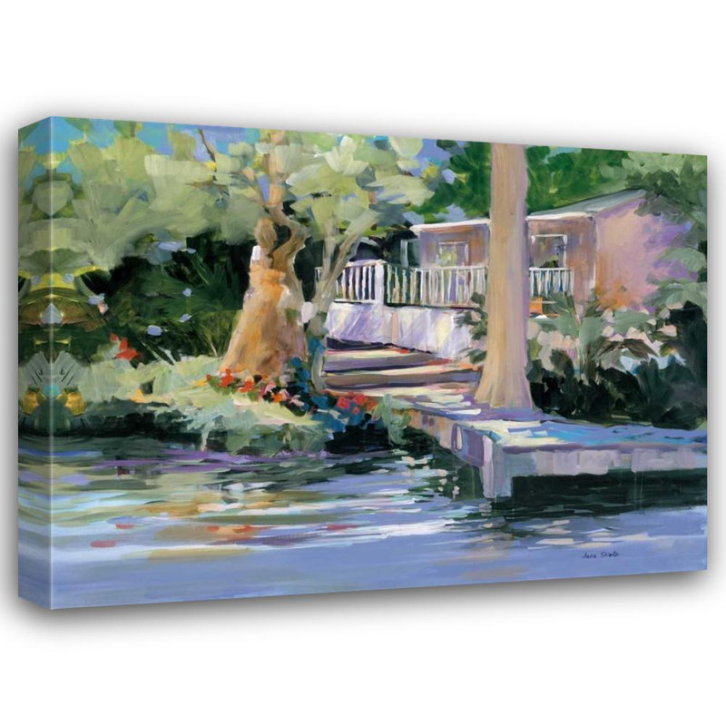 «Winston Porter Slivka, Jane», art sur toile tendue sous le titre: Mt. Dora Canal House 5880, H 15 po x l 18 po