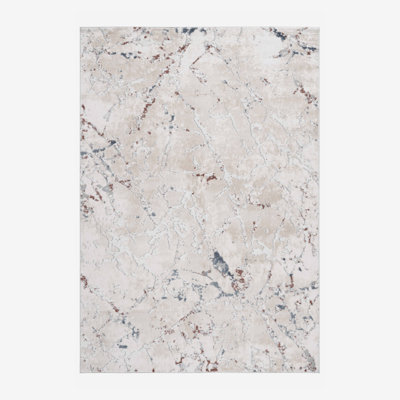 Tapis multicolore / contemporain sans perte de poils pour salon, salle à manger, bureau à domicile, élégant et résistant aux taches