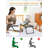 Dual-Panel Laptop Desk for Couch – Adjustable Angle Sofa Bed Table with Mouse Platform