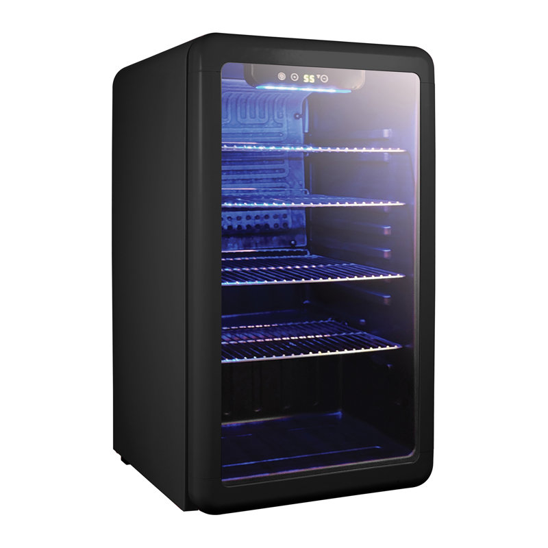 Magic Chef 17.5 " W 20 Cans (12 oz.) 3.4 8 Bottles, Black