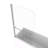 Bath Tub Pivot Shower Screen, With 1/4" Tempered Glass And Towel Bar-115606834