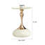 Table d'appoint ronde avec base robuste