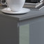 Carlton 2 Drawer Bedside Table Nightstand: Matt Finish. Scratch Resistant. Handleless Design.-139087006