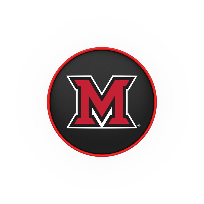 NCAA Swivel Bar & Counter Stool, Bar Stool (30" Seat Height), Miami of Ohio