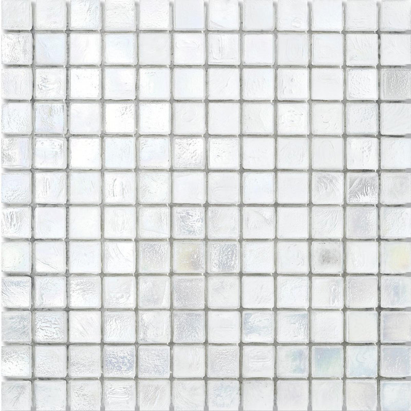 Cotton 7/8" x 7/8" Cubes Glass Mosaic