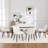 Faux Leather Upholstered Metal Dining Chair-957567176-957567178