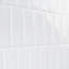 Eclipse 4" x 12" Beveled Glossy Subway Wall Tile