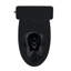 Toilette allongée deux pièces à double chasse 1,0 et 0,8 GPF TOTO® Drake® 1G® Dynamax Tornado Flush®, ébène