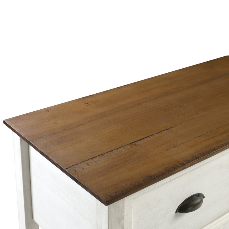 52'' Solid Wood Sideboard, Off-White