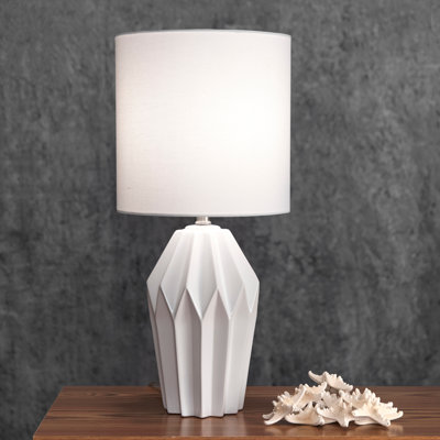 Lampe de table blanche 24 po Askov