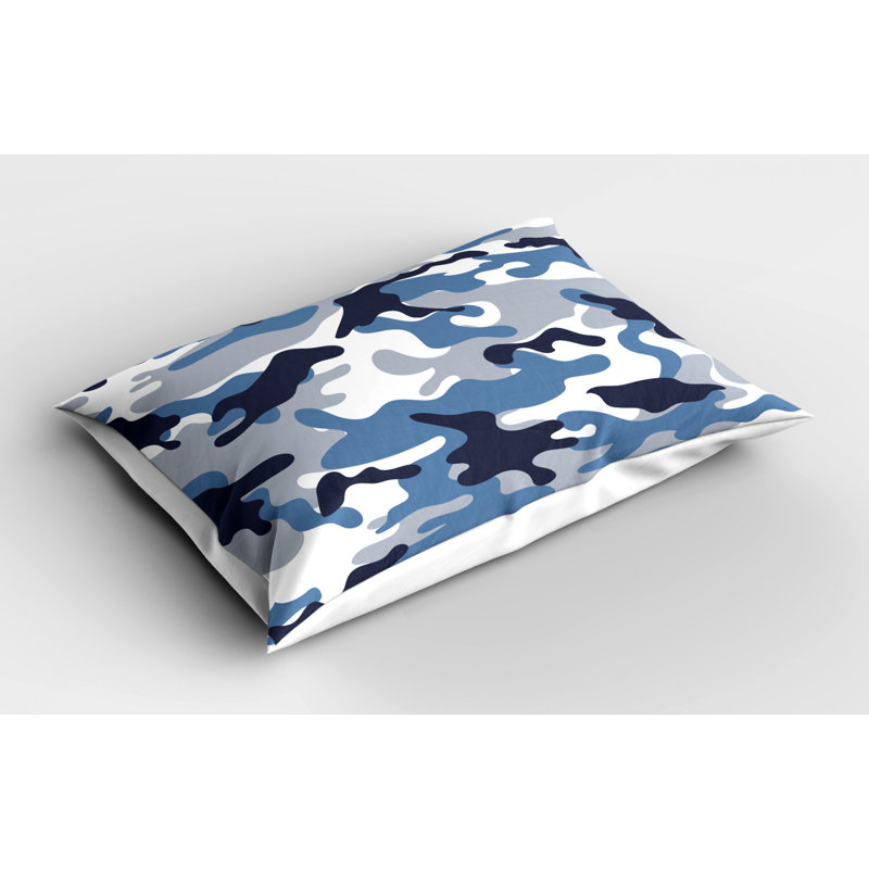 Camo Polyester Abstract Sham Set, Twin