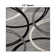 Devonshire Abstract Gray/Black/Ivory Area Rug
