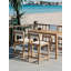 Pearl Teak Outdoor Counter Height Chair-818419262