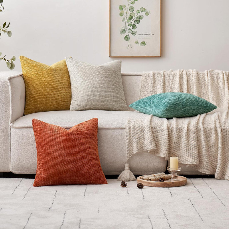 Paquet de 2 housses de coussins décoratifs décoratifs bohème Boho, Vert clair
