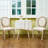 Avinoam Upholstered King Louis Back Side Chair Side Chair in Beige