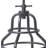 Darlean Swivel Adjustable Height Counter Stool with Metal Frame