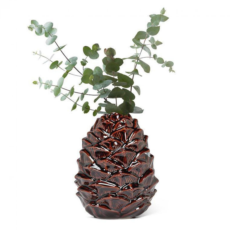 Textured Pinecone Shape Vase