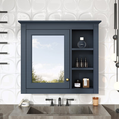 Armoire de rangement à pharmacie avec miroir