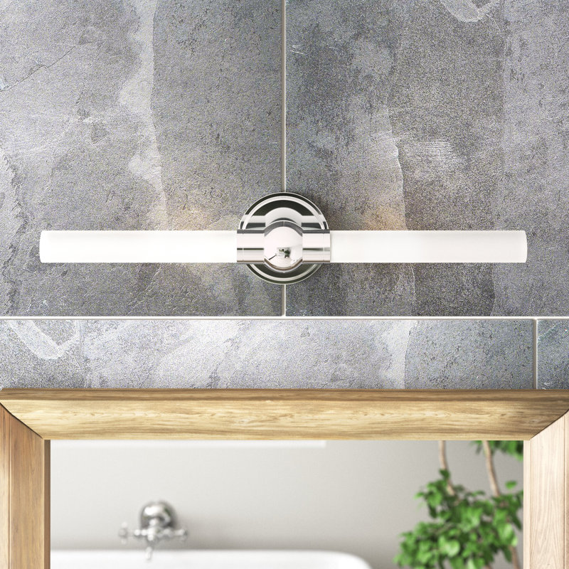 Northampt 2 - Light Bath Bar, Polished Chrome