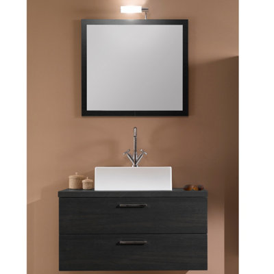 Ensemble de meuble-lavabo simple 30 po avec miroir Aurora