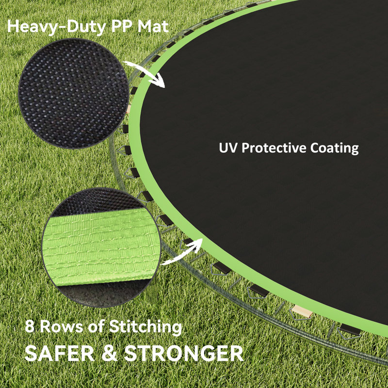 HOMCOM 0.01cm Jumping Surface, Green
