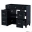 Armoire de salle de bain de style moderne, armoire en bois pour salle de bain
