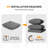 9-Pieces 3.5'' Outdoor Replacement Cushion Set Seat/Back Cushion for 4 Person (Sofa Not Included)-1952704909