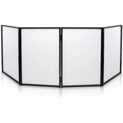 Diviseurs de bureau 4 panneaux blancs