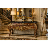 Rosia 55.91'' W Solid Wood Console Table