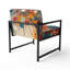 Colorful Colorful Mid Century Optique Serenade IV - Fauteuil rembourré moderne Mid-Century, fauteuil d'appoint abstrait Mid-Century-1341913217