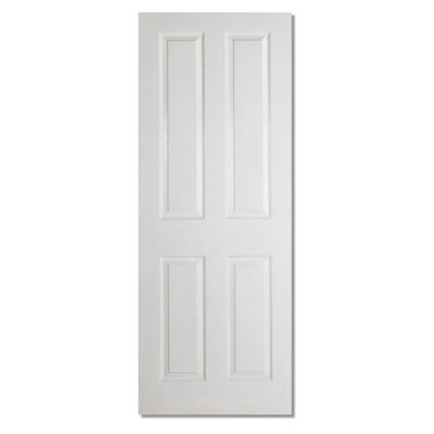 Textured 4P Primed White Internal Door