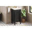 Armoire de salle de bain de style français 18 po avec rangement, tablette réglable, charnières à fermeture douce-1424264267