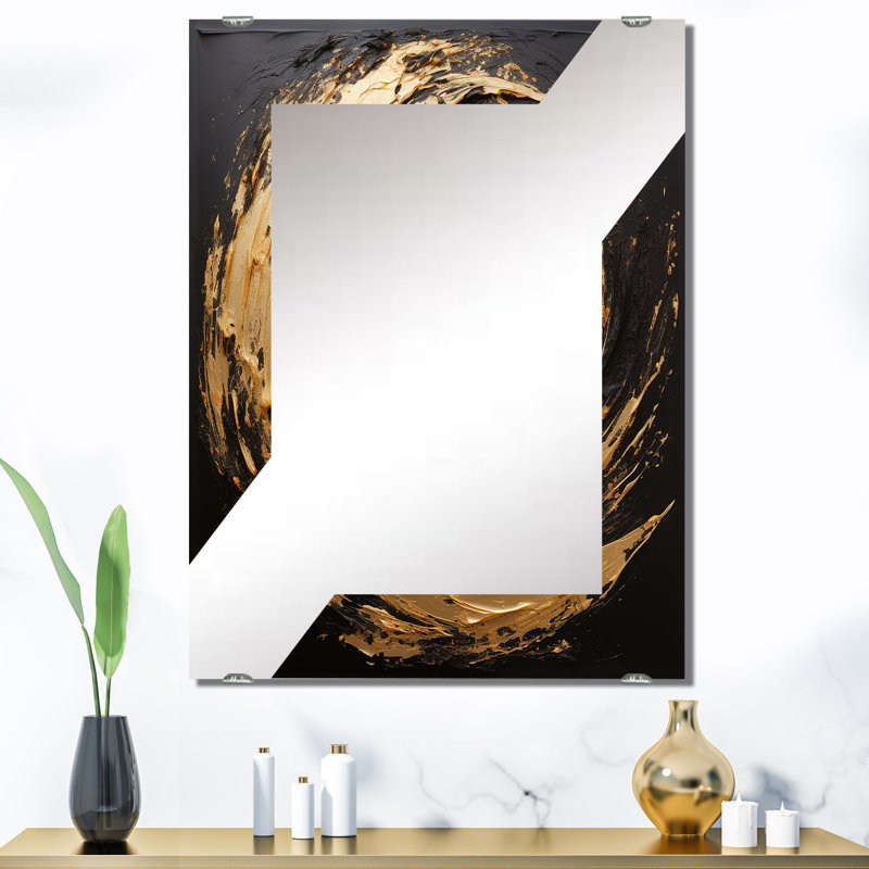Grand miroir mural en spirale Gerirl MIR136044, 40 po x 30 po
