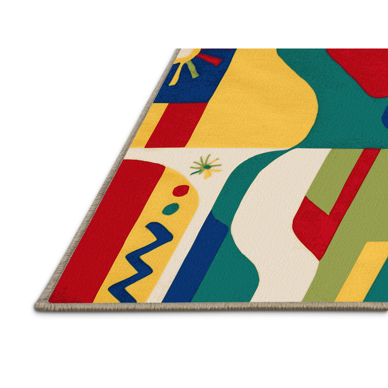 Quirky Swing Rug, Square 3'