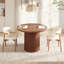 Extendable Oval Dining Table With Fluted Base-131600347