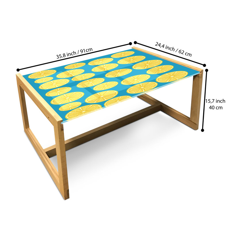 Jalanda Sled Coffee Table, 90cm H x 62cm W x 40cm D