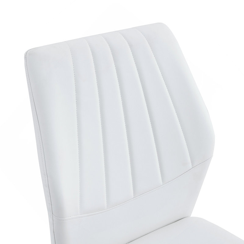 Ensemble de table et chaises Modern, table de salle à manger élégante avec chaises, Blanc