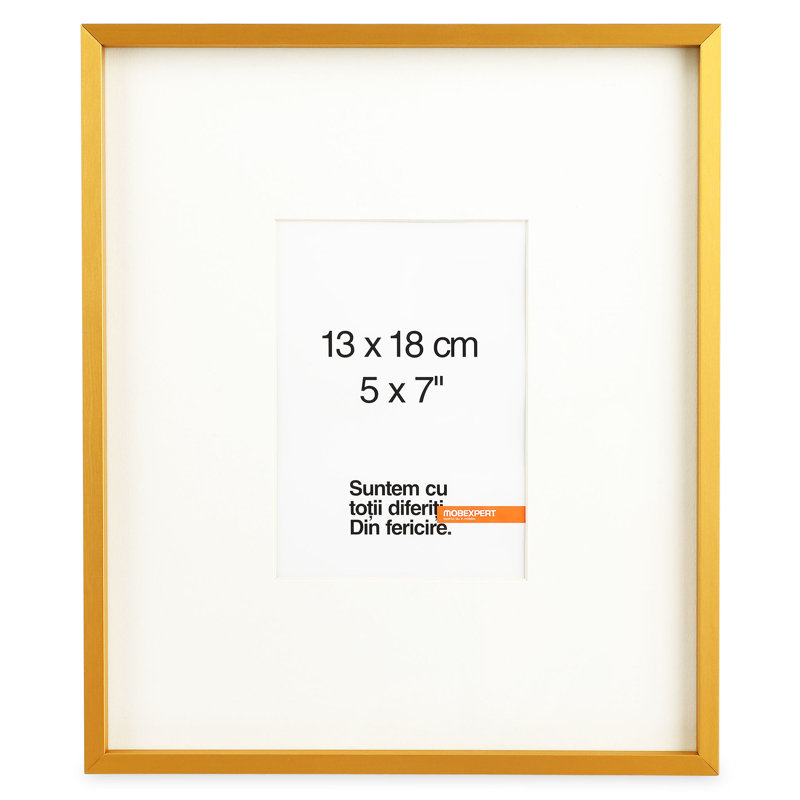 Single Picture Frame, 35cm H x 30cm W x 3cm D, Gold