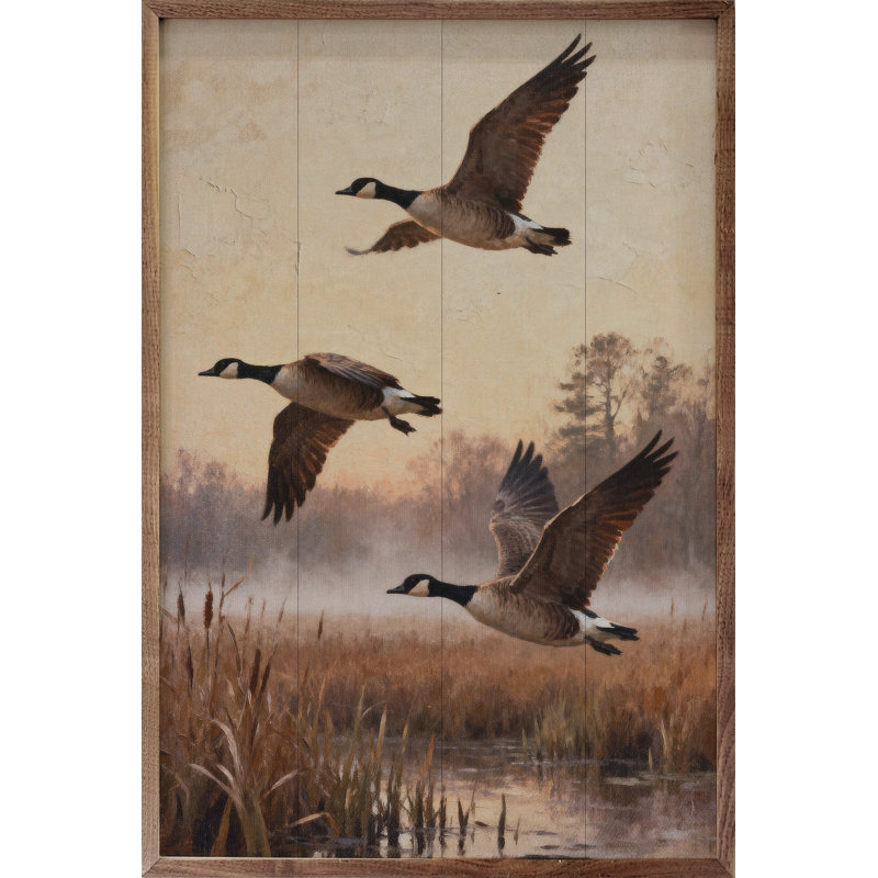 Geese, 16" H x 10" W