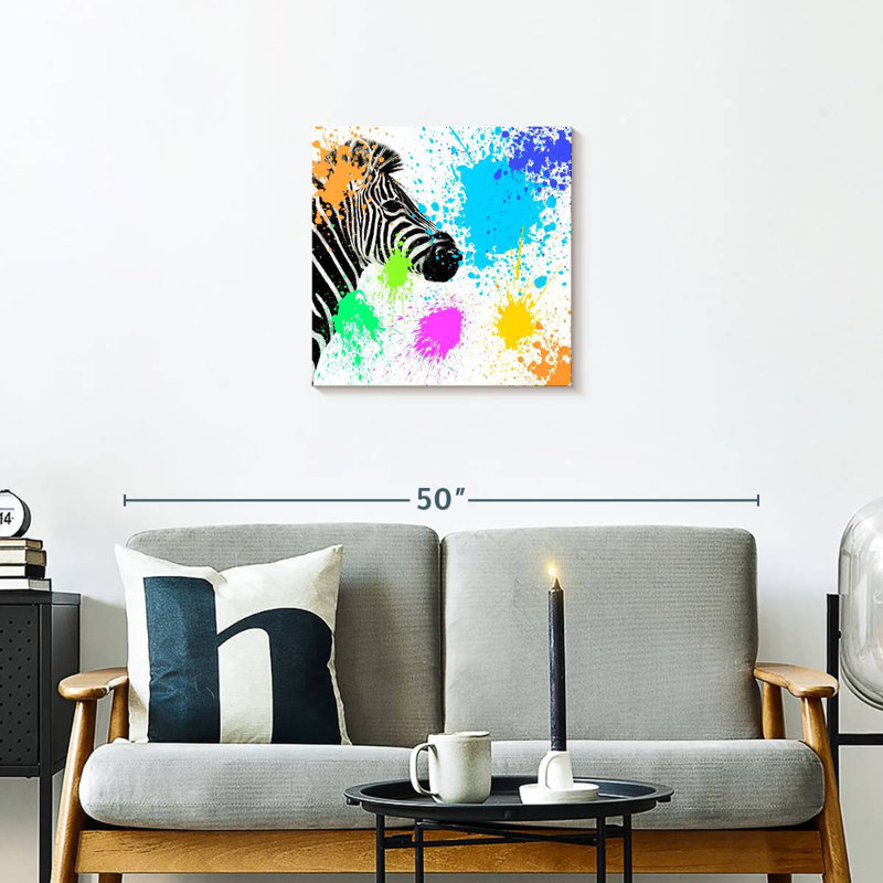 Brampt Zebra I, 20" H x 20" W