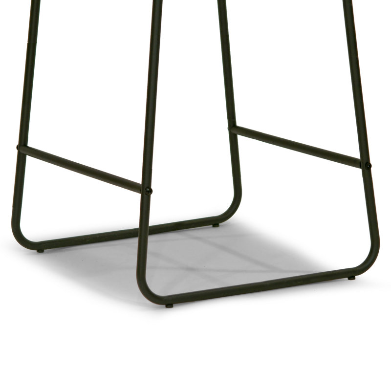 Tabouret de bar et de comptoir Julienn, Tabouret de comptoir (hauteur d'assise de 25,5 po), Tanné
