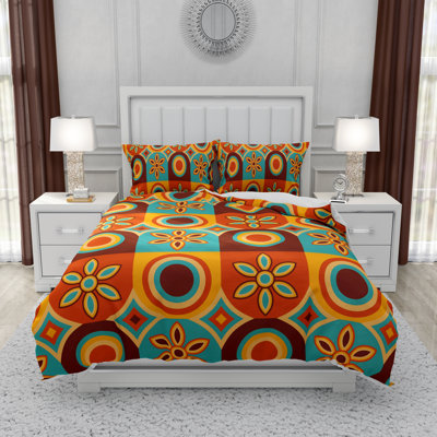 Geometric Shapes Duvet Cover