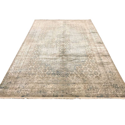 7x10 Blue and Gray Turkish Antep Rug