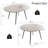 Modern Kitchen Dining Table, Extendable Dining Table, Round to Oval Table-121837793
