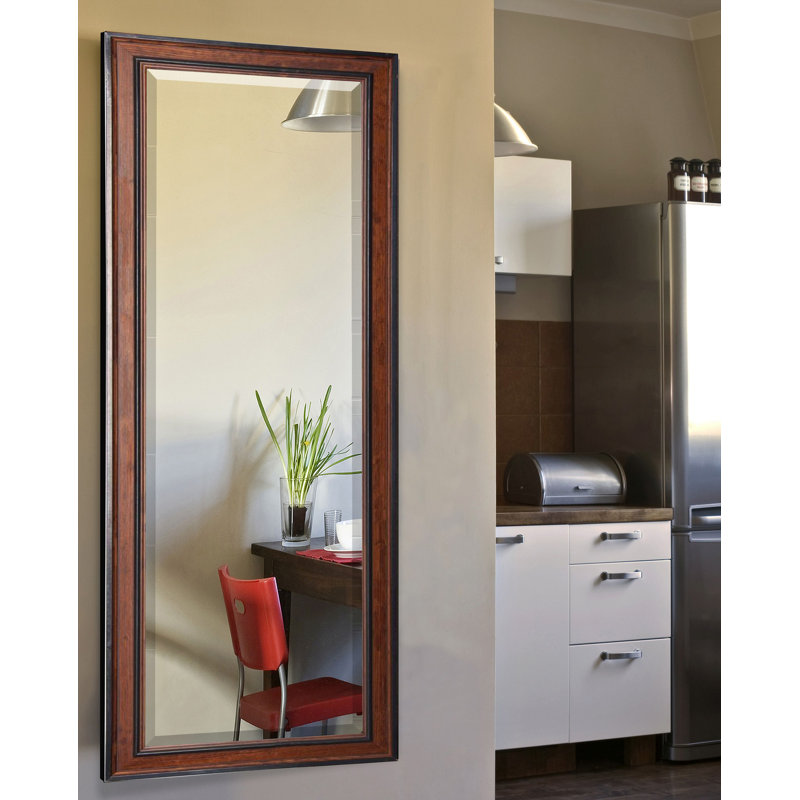 Soderlund Wood Flat Mirror, 62" H x 24" W