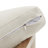 Juliette Upholstered Natural Cane Swivel Barrel Chair