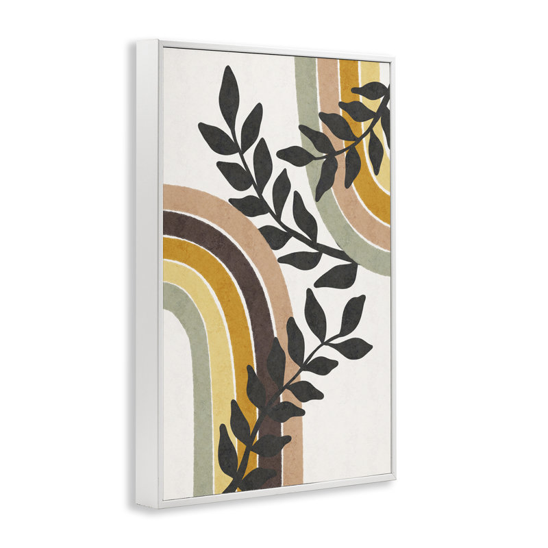«Vine Swathed Rainbows», art de la giclée encadrée par JJ Design House LLC bk-241, H 24 po x l 16 po